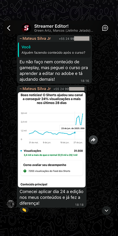 Depoimento WhatsApp 1