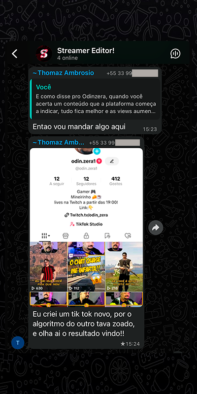 Depoimento WhatsApp 3